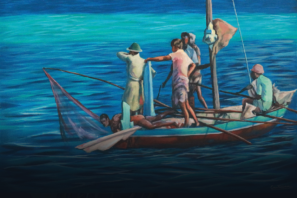 Bait Fishing in Maldives
