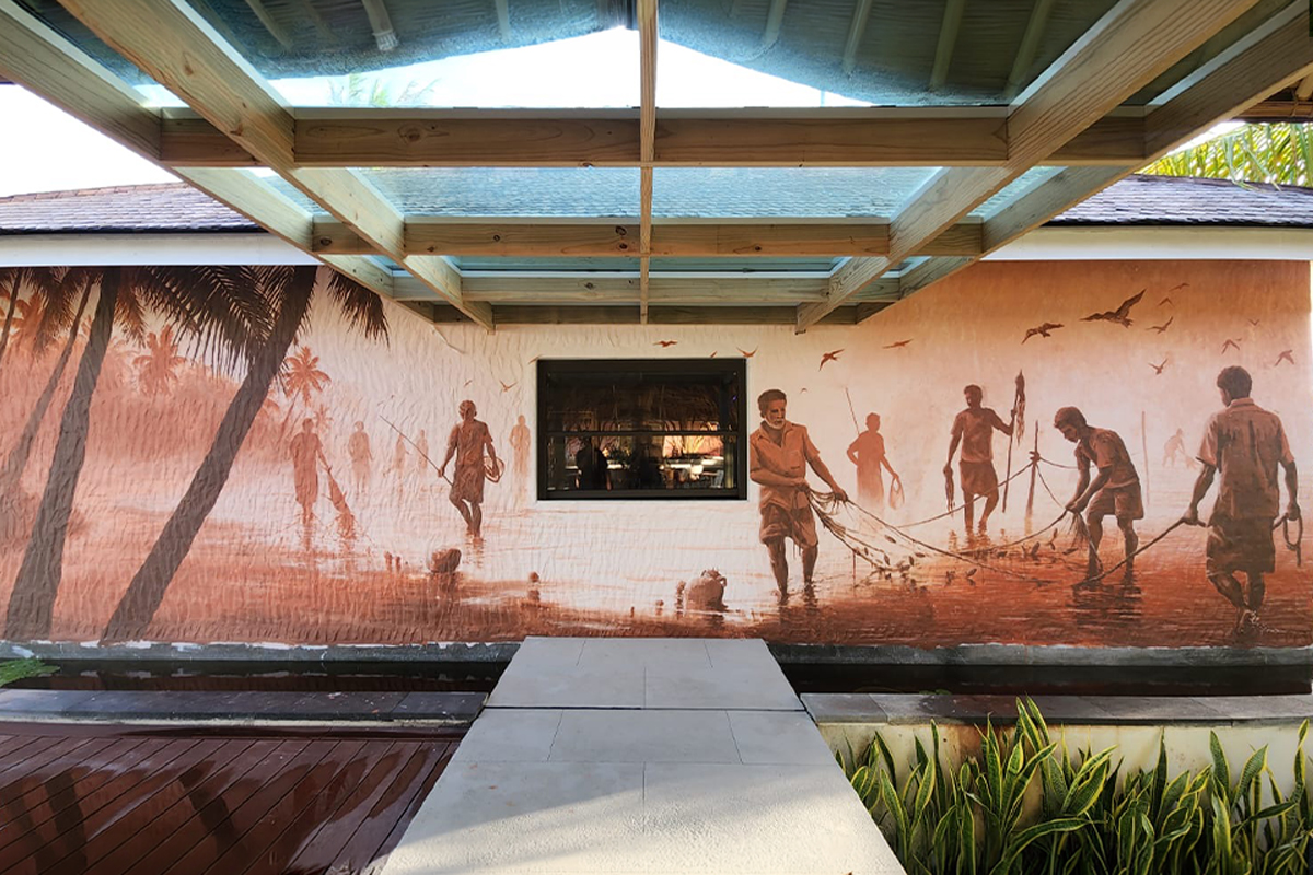 Bait Fishing Mural hero