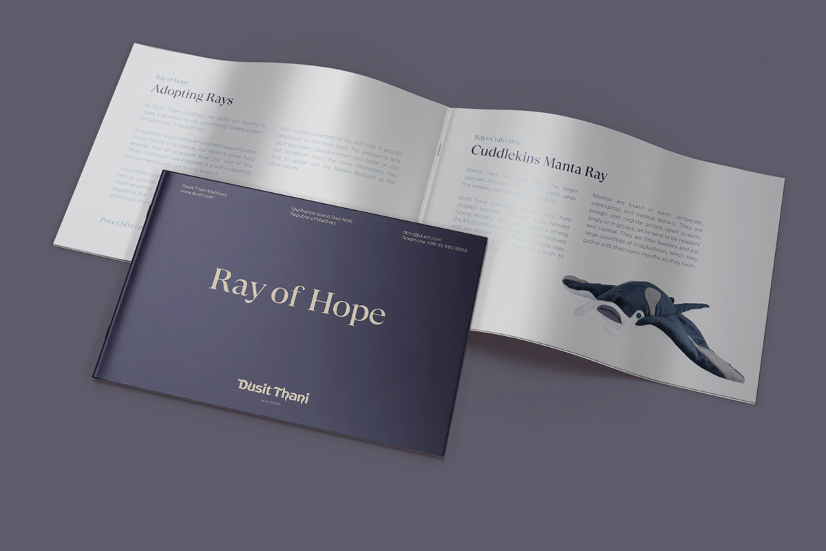 Dusit Thani Maldives — Ray of hope booklet hero