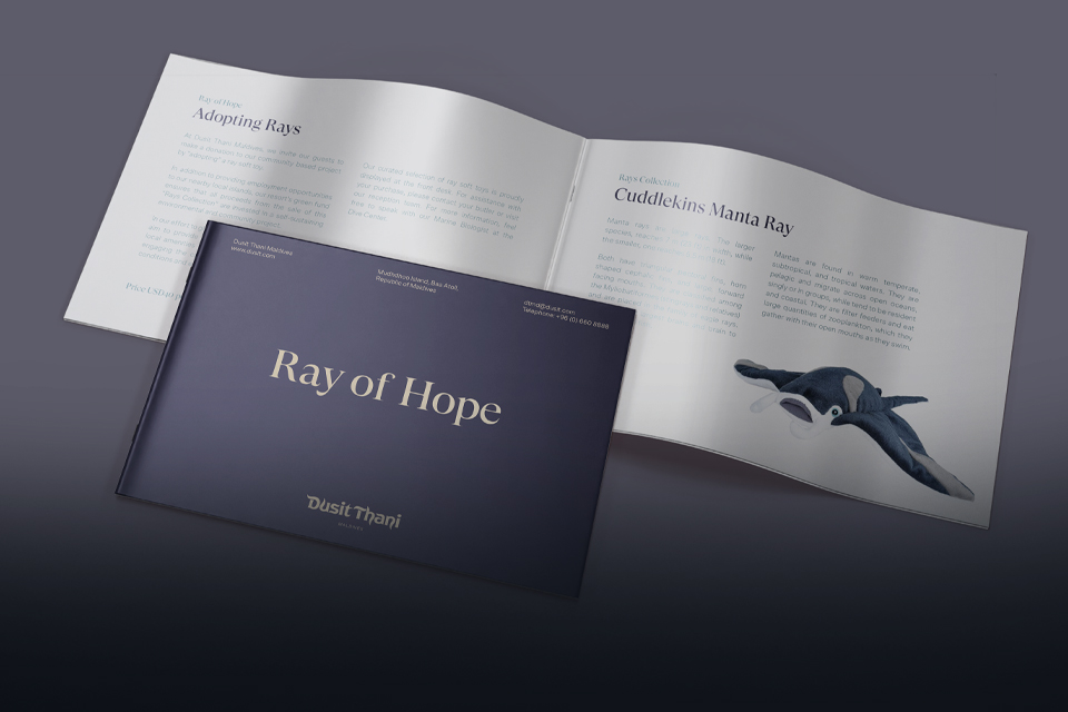 Dusit Thani Maldives — Ray of hope booklet