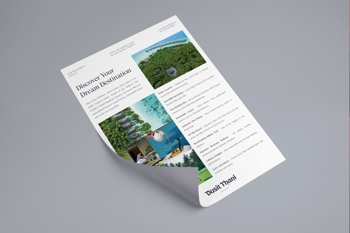 Dusit Thani Maldives — USPs flyer hero