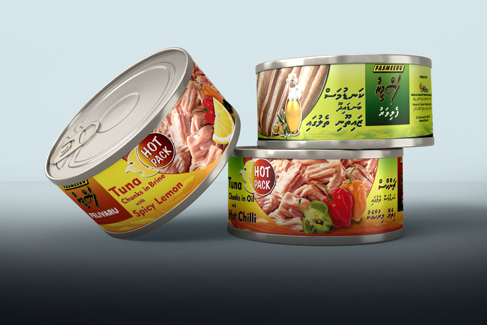 Fasmeeru Hotpack Canned Tuna Labels
