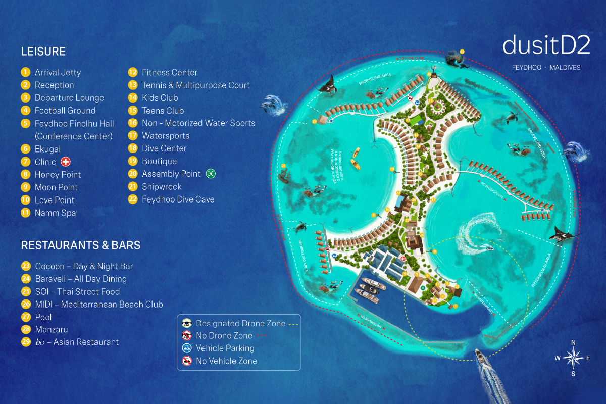 Interactive Resort Map – dusitD2 Feydhoo Maldives hero