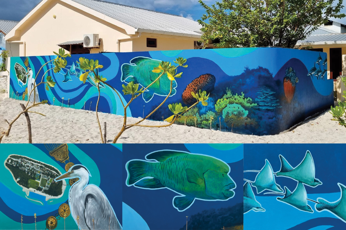 Ocean-Themed Mural, Dh. Rinbudhoo hero