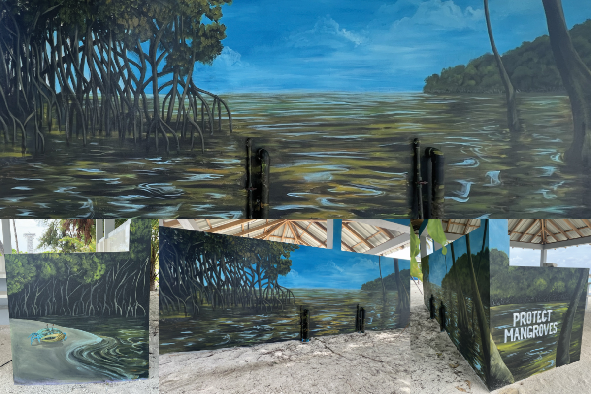 Protect the Mangroves Mural – K. Huraa hero
