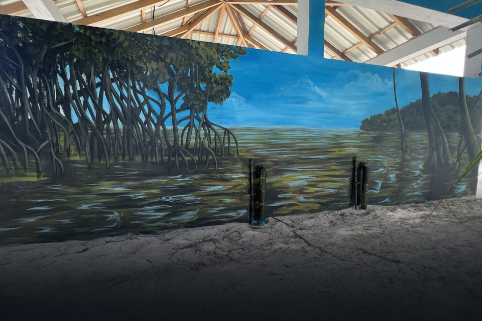 Protect the Mangroves Mural – K. Huraa