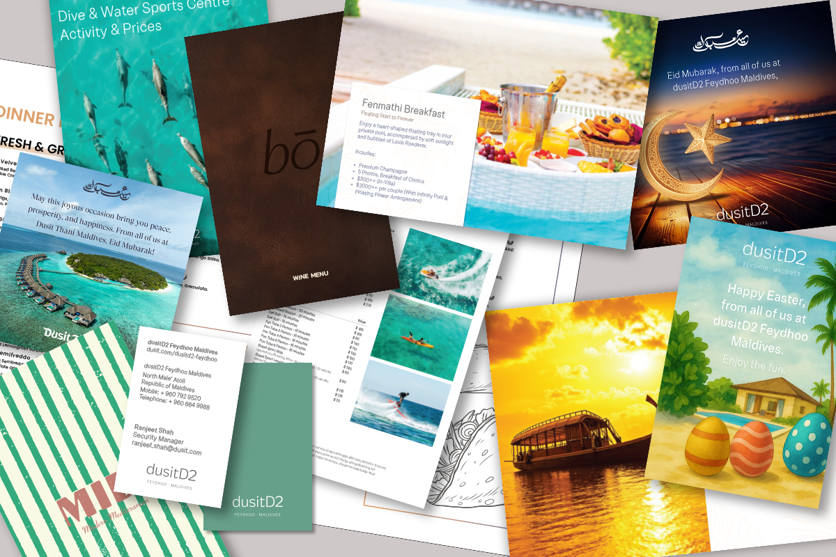 Retainer Designer for Dusit Thani Maldives & dusitD2 Feydhoo Maldives hero