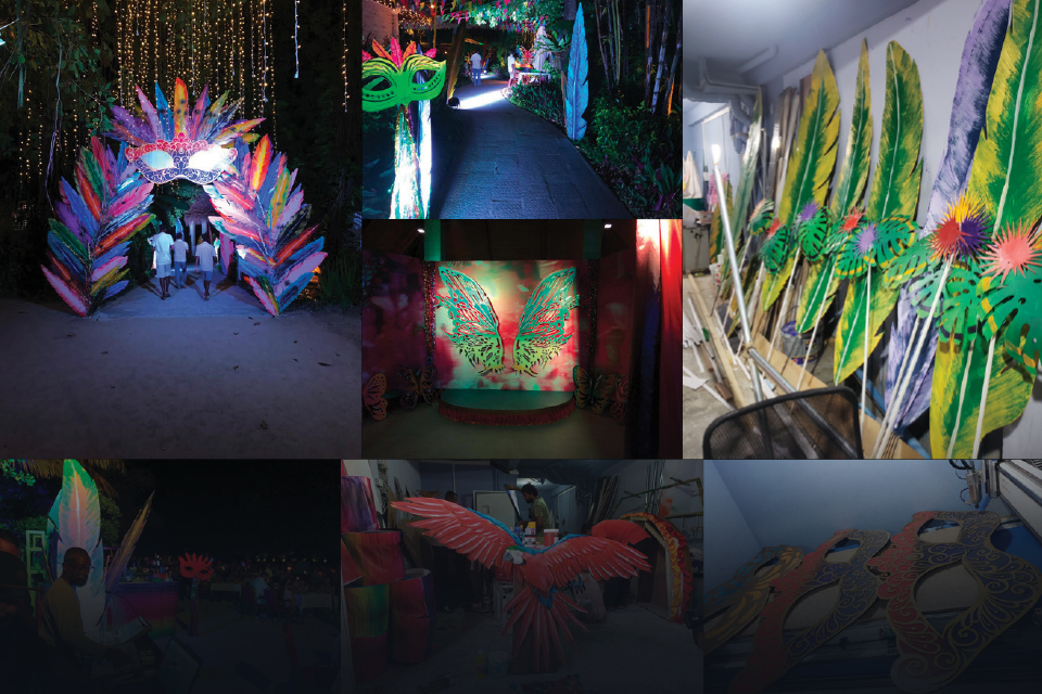 Sheraton Maldives Fullmoon – New Year Party Decorations
