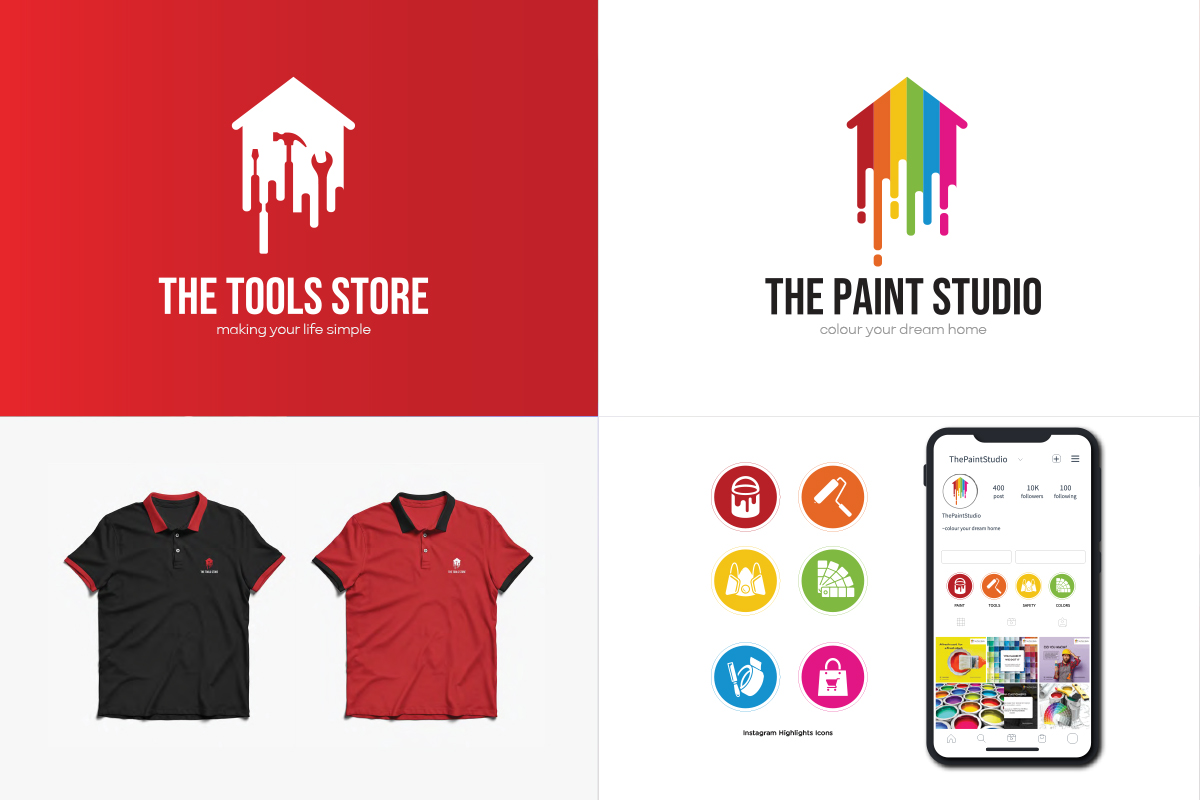The Tools Store & The Paint Studio hero